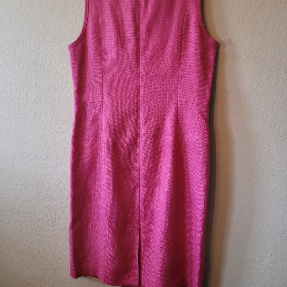 TALBOTS Brand.. Elegant Pink Sleeveless Dress (16) - Picture 7 of 9